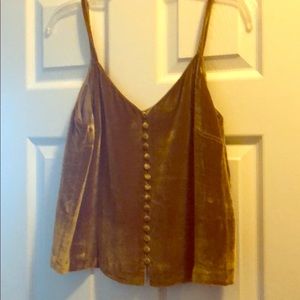 Madewell velvet tank